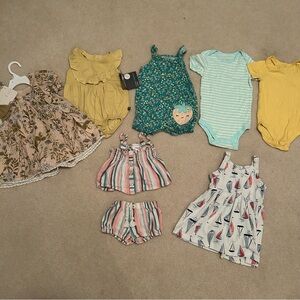Baby Girl 8 Piece Bundle SZ 12 Months